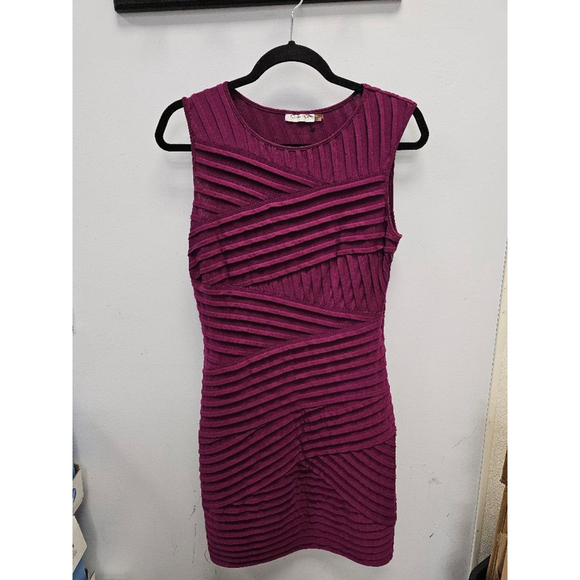 Calvin Klein Collection Purple Midi Dress - Picture 1 of 6